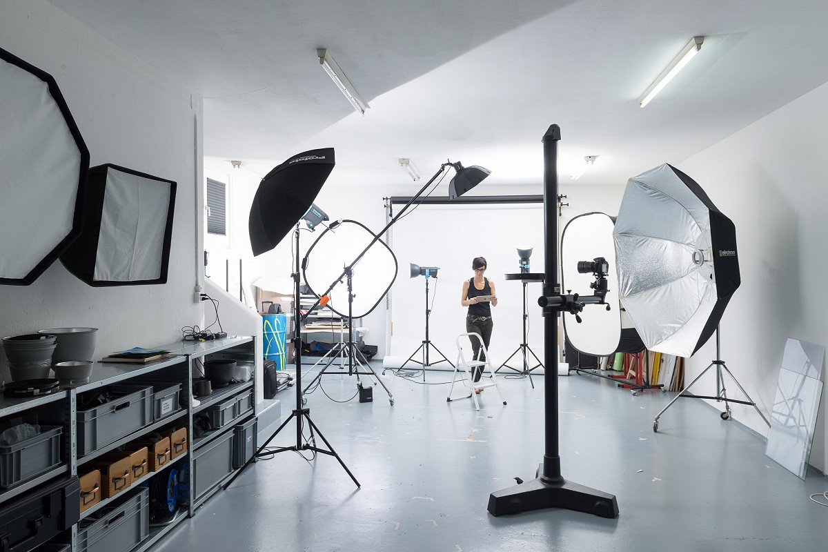 Das Fotostudio von der Fotografin Sandra Stampfli