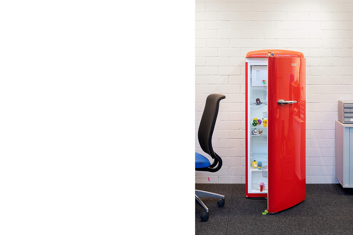 Kühlschrank mit Nanoblocks