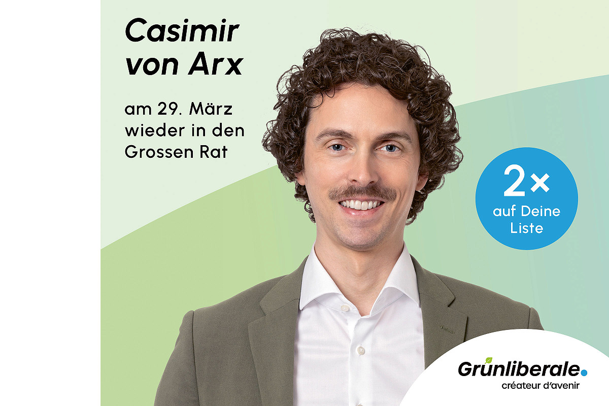 Portrait von Casimir von Arx, Grünliberale Partei