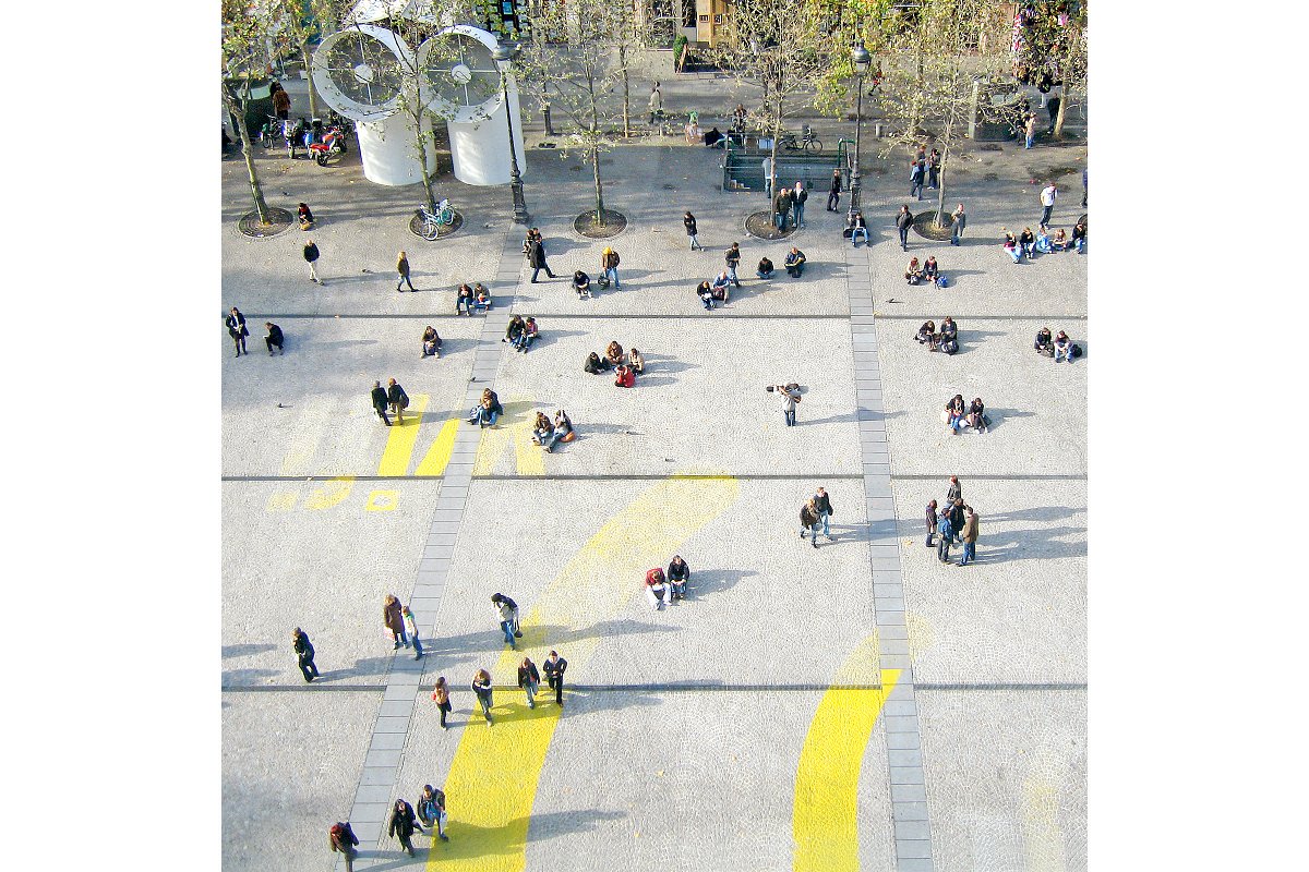 Platz vor dem Centre George Pompidou